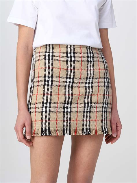 gonna motivo burberry|Burberry Gonna in lana con motivo argyle su Monti Boutique.